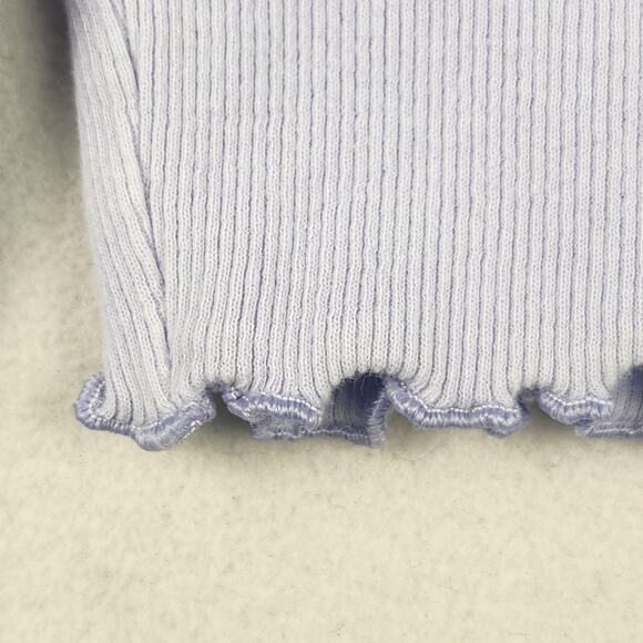 Seriously Soft Aeropostale Baby Dee Top Womens L Lilac Sun Graphic Cropped - Picture 8 of 16